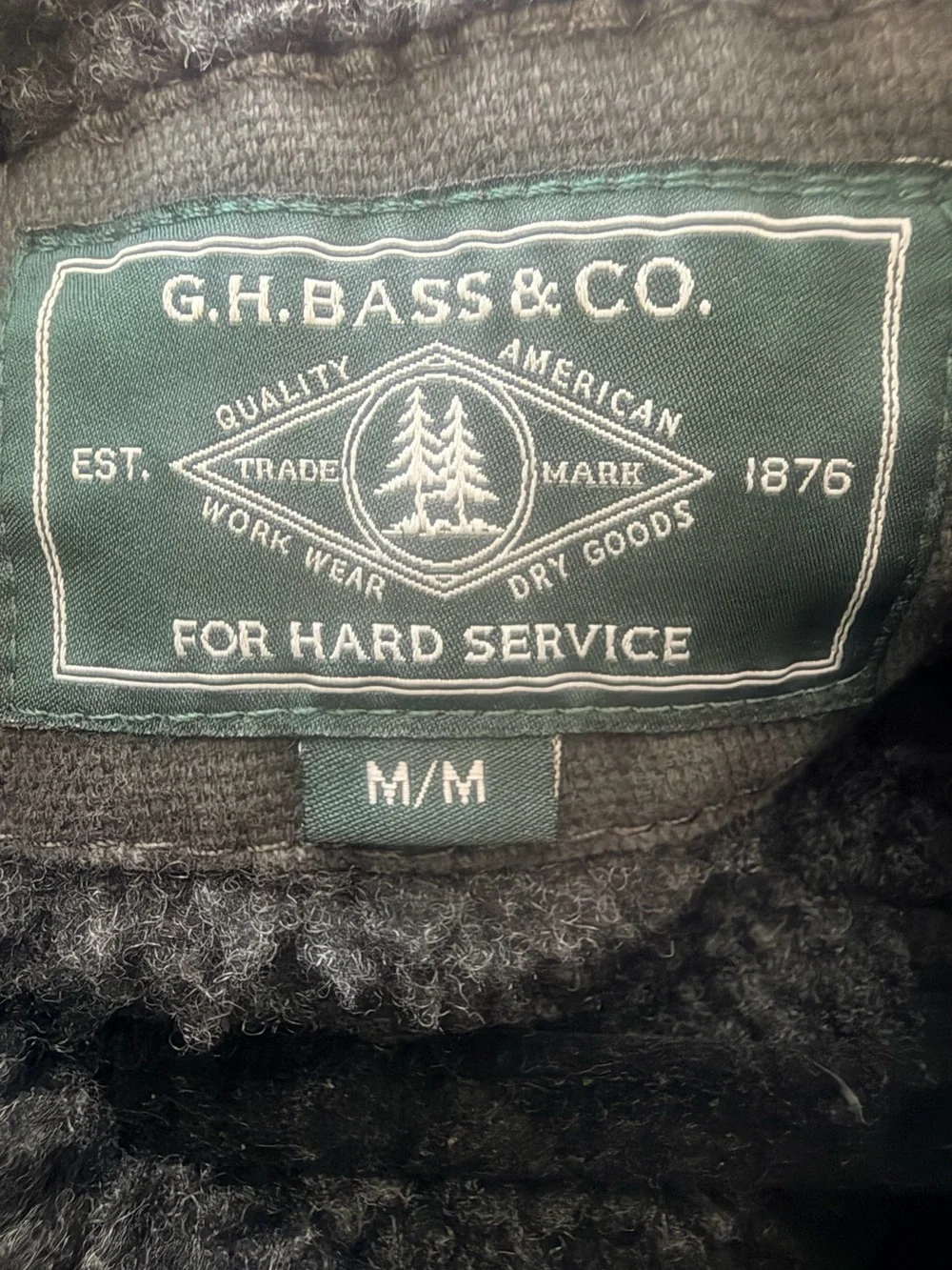 G.H. Bass & Co. Gray Hooded Puffer Jacket